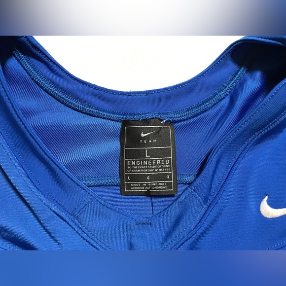 Nike Football Practice Jersey Blue and White Color Men’s Size Large NWT - Picture 4 of 8
